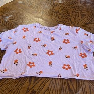 Pink Powerpuff Girls Blossom Crop Top Size L